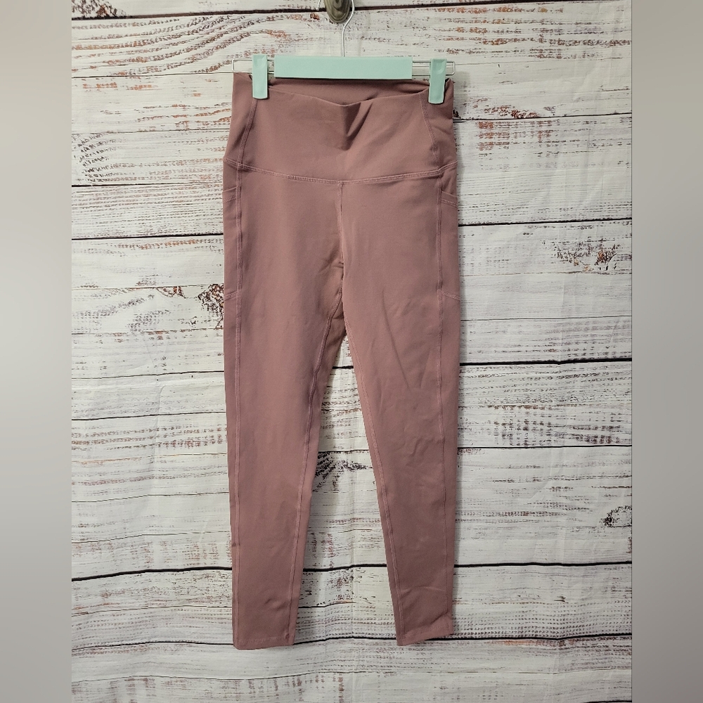 BuffBunny M Mauv High Rise Pocket Leggings